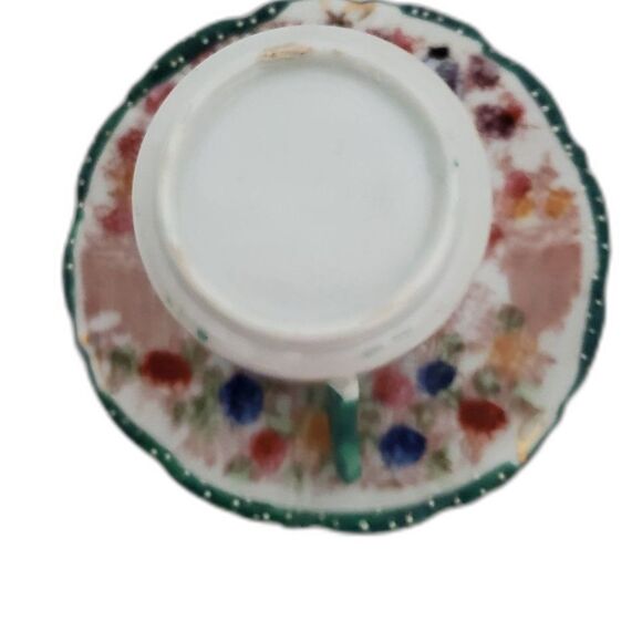 Geisha Girl Japanese Porcelain Teacup and Saucer ~Vintage~ - Picture 3 of 8